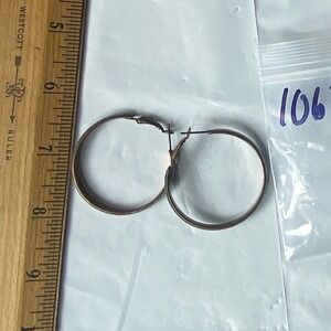 Womens Gold Tone Hoop Earrings Classic Minimalist Jewelry‎